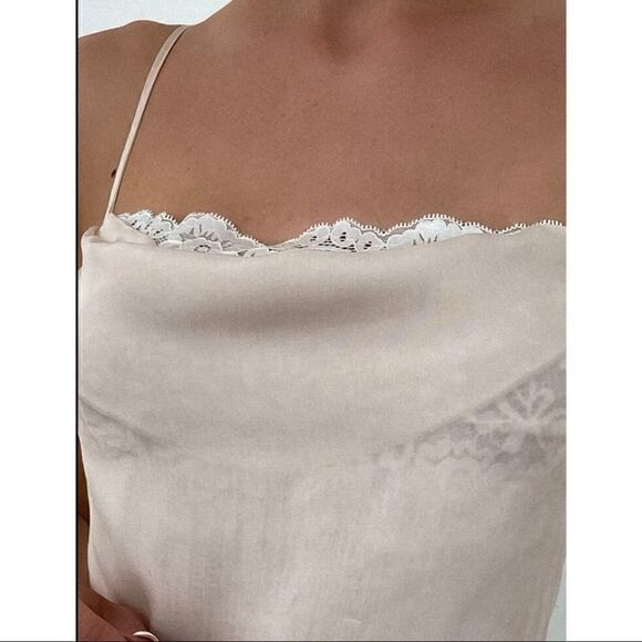 Sexy Lace Trim Cami Night Dress - Picture 4 of 7